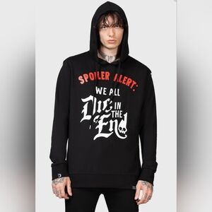 Killstar Spoiler Hoodie Mens S NWT
